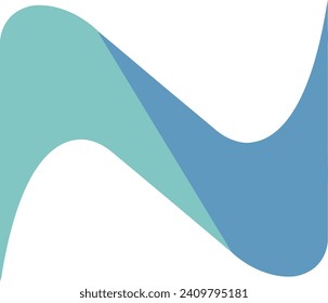 Plantilla exclusiva de logotipo N en un estilo minimalista moderno
