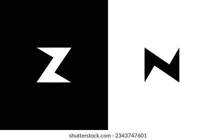 Unique N and modern Z logo design