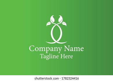 Unique natural leaf logo for your business 