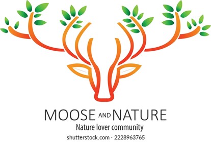 an unique nature logo that can be use for multiple purposes