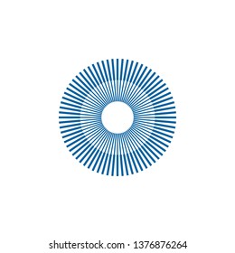 Unique New Abstract Geometric Icon Symbol Logo for technology business health company with modern high end look
