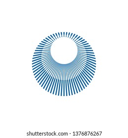 Nuevo símbolo único de icono geométrico abstracto logotipo para una empresa de salud tecnológica con un aspecto moderno de gama alta
