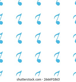 Unique Note white and blue seamless pattern for web design. Vector symbol
