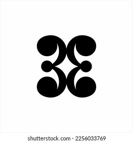 Unique number 33 logo design with circle element.