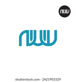 Unique NUW Monogram Logo Design