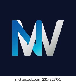 Unique NW letter logo Icon vector template.