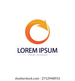 Unique O Circle Logo Design Featuring Futuristic Ring Elements for Corporate Identity