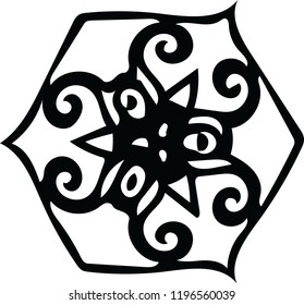 Unique octopusy stylish vector shape design for many creative ideas