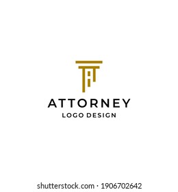 Unique and original logo about pillar and letter A in negative area.
Attorney and Law.
EPS 10, Vector.