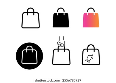 Unique and Original Shopping Bags Icon for Creative Entrepreneurs, shopping, bags, icon, market, retail, purchase, service, packaging, ecommerce, consumer, trade, shopping cart, delivery, carry, buy