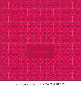 unique ornament pattern with beautiful pink gradient color style