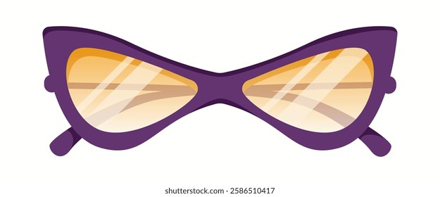 Unique oversized star-shaped sunglasses featuring a bold brown frame with gold accents and tinted lenses. A fun and quirky fashion accessory.