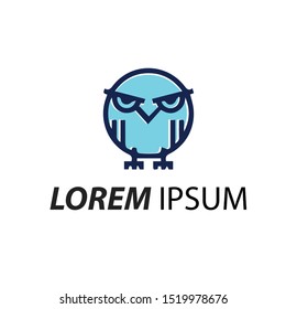 Unique owl logo vector illustration.-esport logo