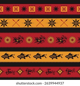 unique own custom made tribal pattern ethnic ornaments art Wallpaper background suitable for textile print