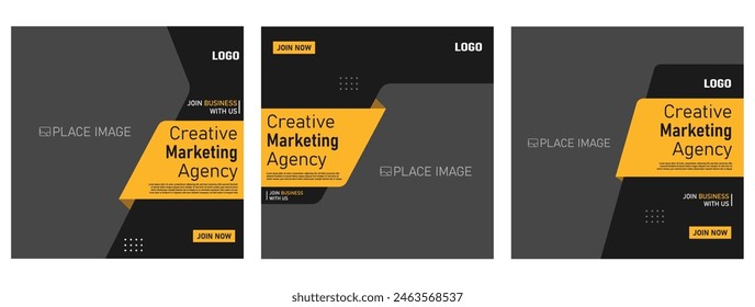 unique paper social media post design