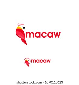 Unique Parrot Logo Template
