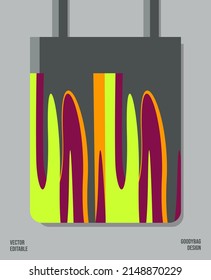 Patrón único en la bolsa de Goody : Ilustración vectorial