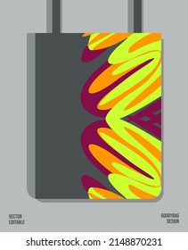 Unique Pattern on Goody bag : Vector Illustration