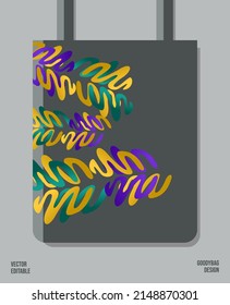 Unique Pattern on Goody bag : Vector Illustration