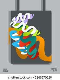 Unique Pattern on Goody bag : Vector Illustration