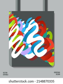 Unique Pattern on Goody bag : Vector Illustration