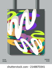 Unique Pattern on Goody bag : Vector Illustration