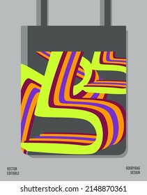 Unique Pattern on Goody bag : Vector Illustration