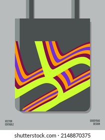 Unique Pattern on Goody bag : Vector Illustration