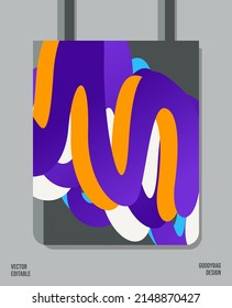 Unique Pattern on Goody bag : Vector Illustration