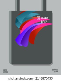 Unique Pattern on Goody bag : Vector Illustration