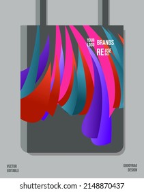 Unique Pattern on Goody bag : Vector Illustration