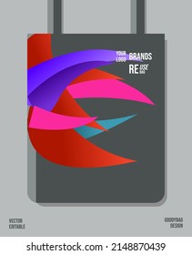 Patrón único en la bolsa de Goody : Ilustración vectorial