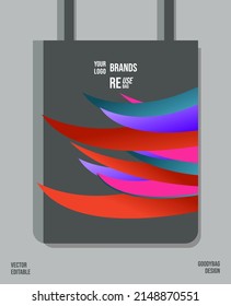 Unique Pattern on Goody bag : Vector Illustration