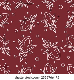 unique pattern on a plain red background