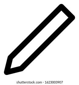 Unique pen icon, illustration, vector