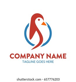 Unique Penguin Logo