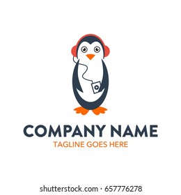 Unique Penguin Logo