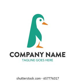 Unique Penguin Logo