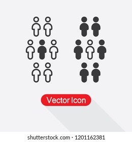 Unique Person Icon Vector Illustration Eps10