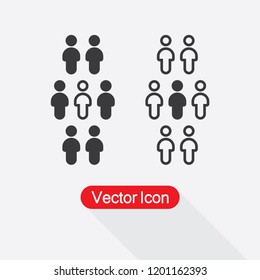 Unique Person Icon Vector Illustration Eps10