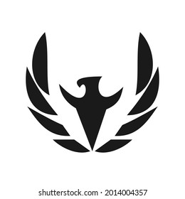 unique phoenix logo design vector template