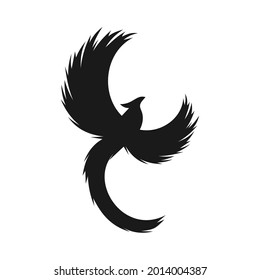 unique phoenix logo design vector template