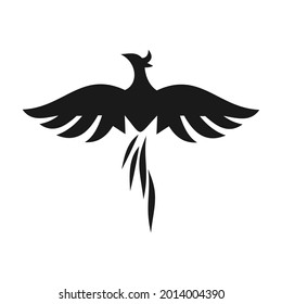 unique phoenix logo design vector template