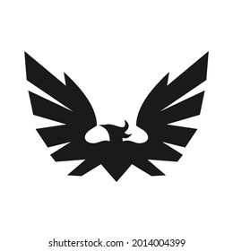 unique phoenix logo design vector template