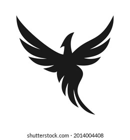 unique phoenix logo design vector template
