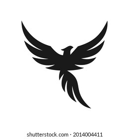 unique phoenix logo design vector template