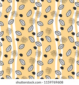 unique pine leaves shading background