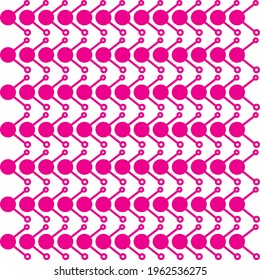 Unique pink tech theme background with circle pattern. Can be used for editing, wallpaper, sticker and other needs.v