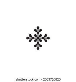 
unique plant simple symbol logo vector