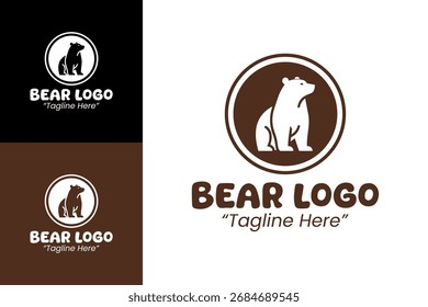 Diseños únicos y juguetones del logotipo del oso para su negocio